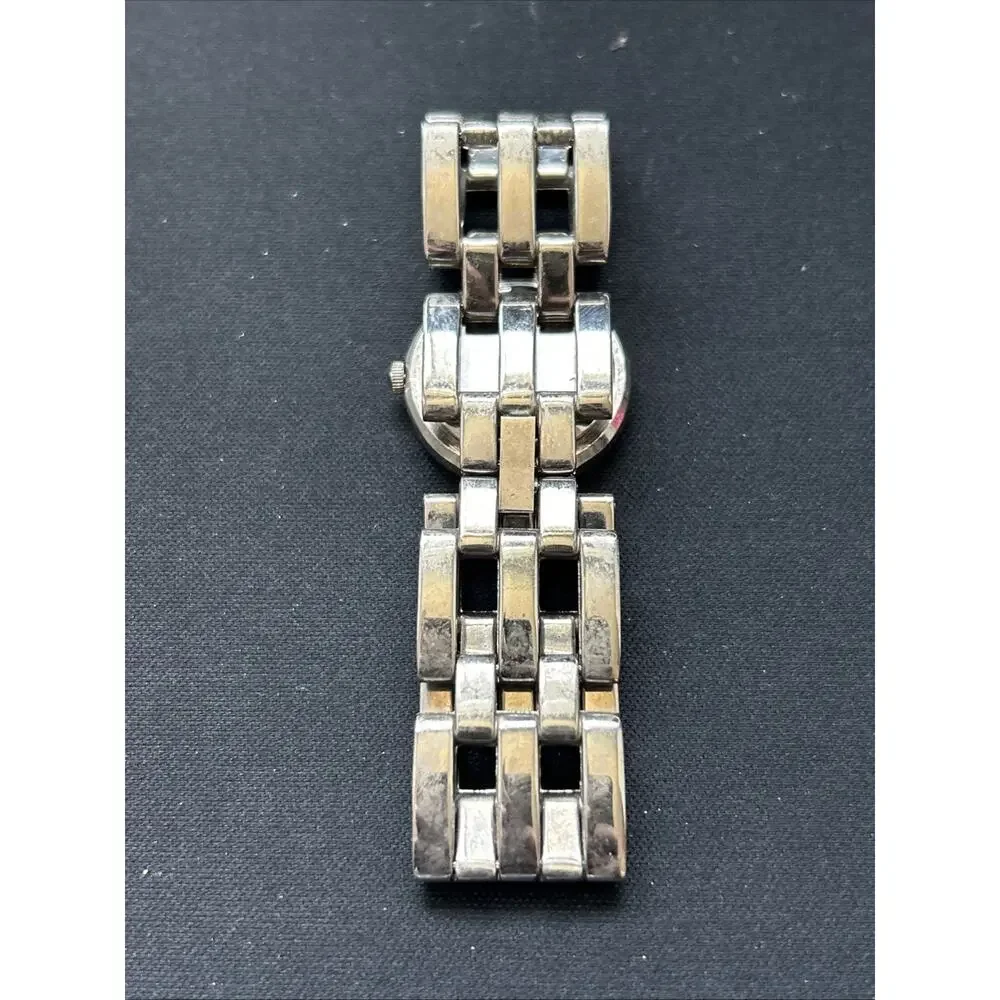 Silver Tone Pearl Dial Women’s Quartz Watch
